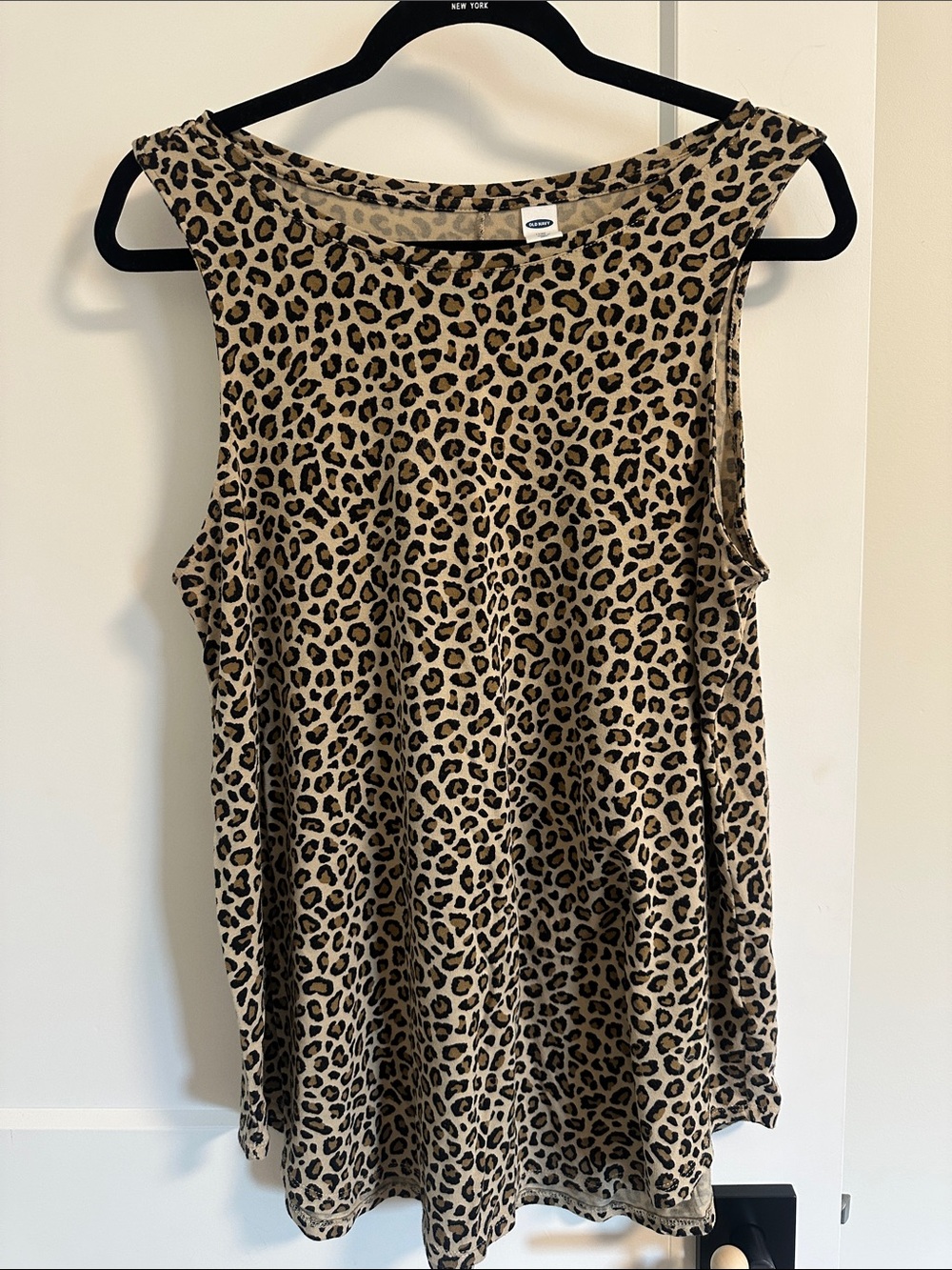 Old Navy Leopard Tank Top - Tan and Black